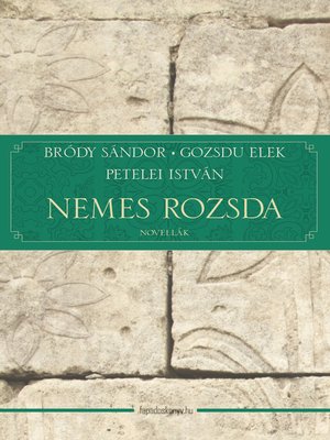 cover image of Nemes rozsda